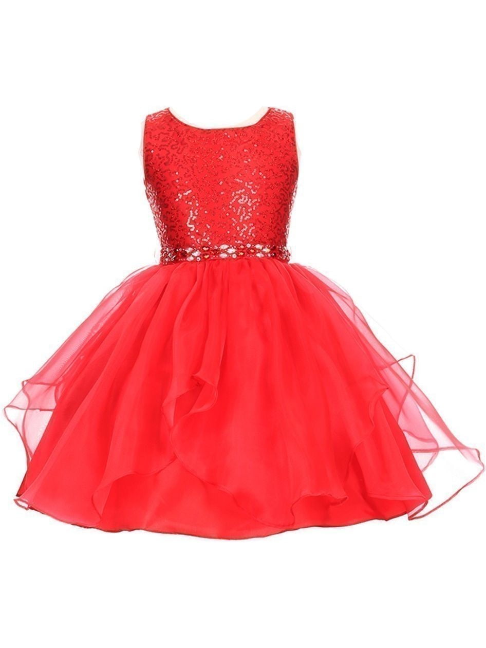 Red Organza Dress